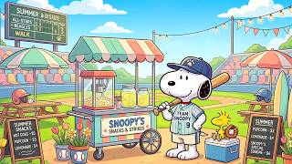 Snoopy’s Dreamy Summer Baseball Match 🧢⚾ Warm Summer Lofi & Sunny Vibes for Deep Relaxation 🎶 MQDEFAULT Thumbnail
