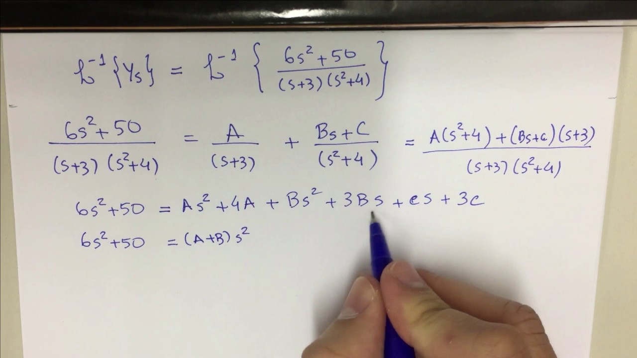 EDO-022 Utilizando Transformadas de Laplace para resolver Problemas de Valor Inicial