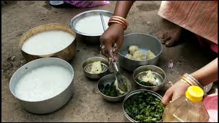How To Eat Desi Pakhal / Panta Bhat — Santal Tribe Village