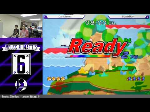 Melee at Matt's 6 Melee Singles | blazerboy vs DarkGenex