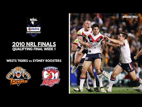 Sydney Roosters vs Wests Tigers - 2010 Qualifying Final - FULL HIGHLIGHTS