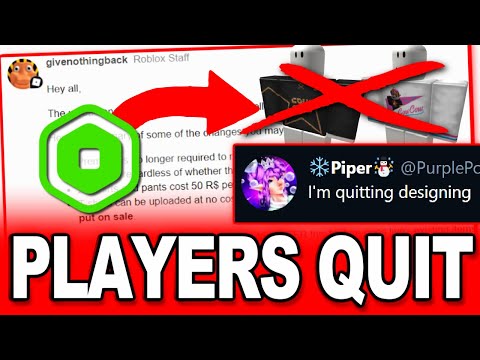 this Roblox update is so bad that people are quitting