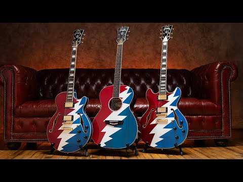 D'Angelico Premier Limited Edition Grateful Dead Tammany Acoustic Electric Guitar w/Gigbag #0704 image 18