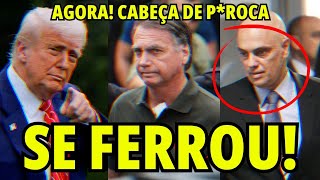URGENTE: Moraes autoriza domiciliar para Jair mas o povo não é besta! TOMOU NO ZÓI DA GOIABA