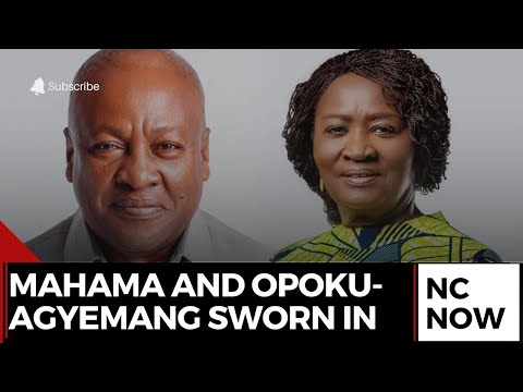 Mahama and Opoku-Agyemang Sworn In