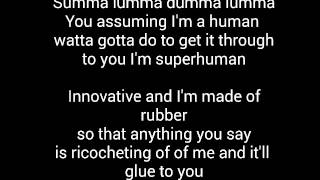 Eminem-Rap God Supersonic Speed Rap Lyrics