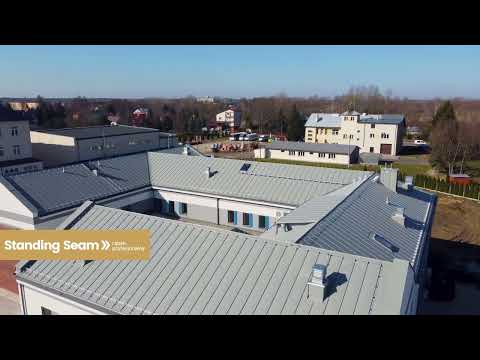 Rąbek profesjonalny Bratex Standing Seam Aluminium szarocynkowy (RAL 7005) Struga 044 (RAL 9007)