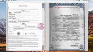 How to Apostille a Los Angeles California Marriage Certificate signed by Conny B. McCormack