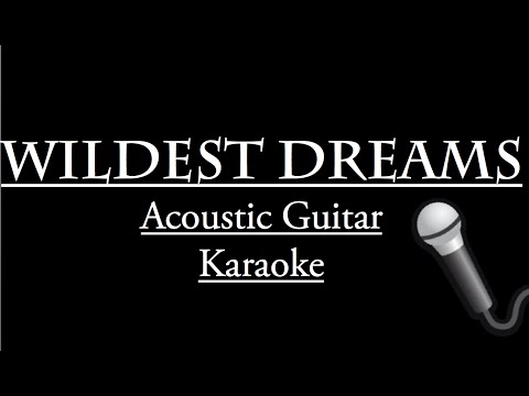 &quot;WILDEST DREAMS&quot; | Taylor Swift KARAOKE LYRICS (Guitar Instrumental) - Backing Track (1989)