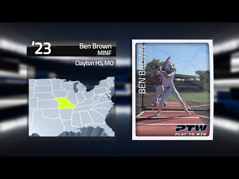 Ben Brown (Class of 2023) - PTW Showball NorCal Showcase 06/2022