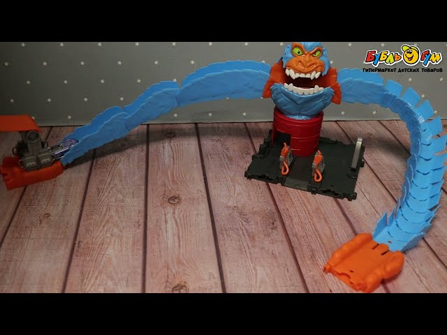 Набор игровой Hot Wheels city Автозаправка в лапах гориллы - видео