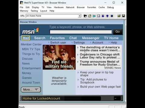 Connecting to a local WebTV/MSN TV server in 2025