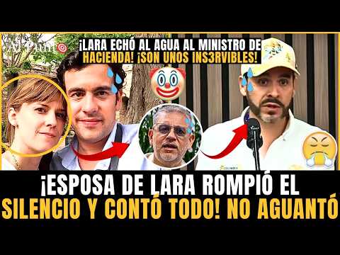 ¡ESPOSA de Lara CONTÓ la VERDAD de la salida de Rodrigo DEL MINISTERIO! Echó AL AGUA a Abelardo