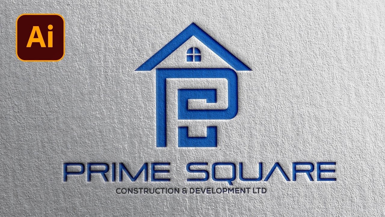 Logo Design : Professional Construction Logo Design Illustrator | Adobe Illustrator CC