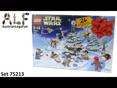 Vidéo LEGO Star Wars 75213 : Calendrier de l'Avent LEGO Star Wars 2018
