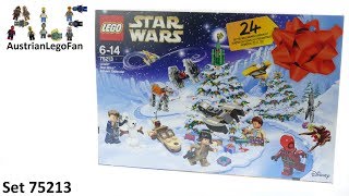 Lego Star Wars 75213 Star Wars Advent Calendar 2018 - Lego Speed Build Review by AustrianLegoFan