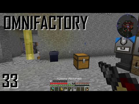 Lets Play OmniFactory Episode 33 - Drill & Quad Blast Furnace Setup
