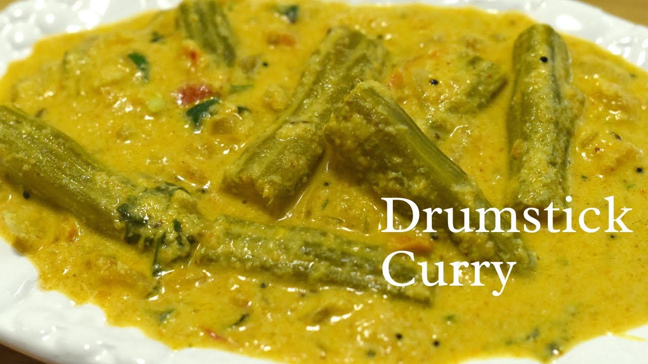 drumstick curry recipe | drumstick coconut curry | drumstick curry south indian style