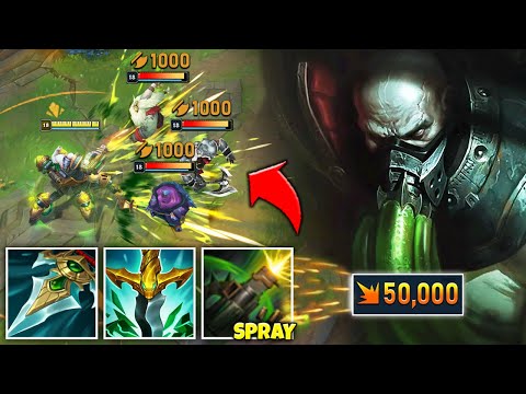 MOW DOWN EVERYTHING IN SIGHT WITH LETHALITY URGOT (INSANE W DAMAGE)