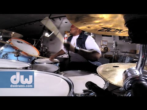 Eric Moore plays DW Drums (100% GoPro)