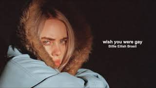 Billie Eilish - wish you were gay (sad version)