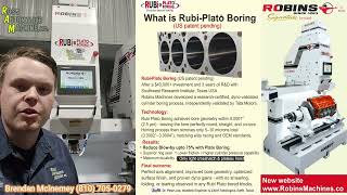 Robins Rubi Plato Boring #robinsmachines #enginebuilder #automobile