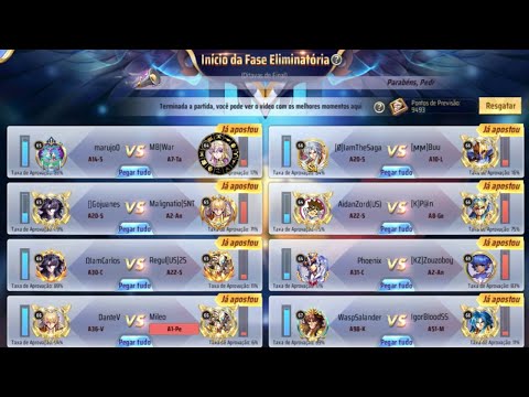 🔴CAMPEONATO JAMIEL OITAVAS DE FINAIS! DANTE LEVA ESSA ? - Saint Seiya : Awakening