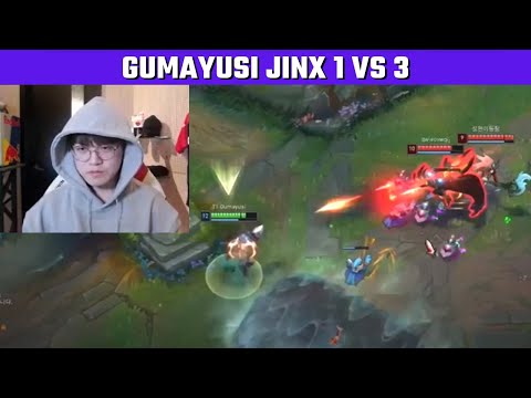 Gumayusi's Jinx 1vs3 | T1 Streams Moment