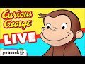 CURIOUS GEORGE 24 7 MARATHON Livestream For Kids Cartoons For Children