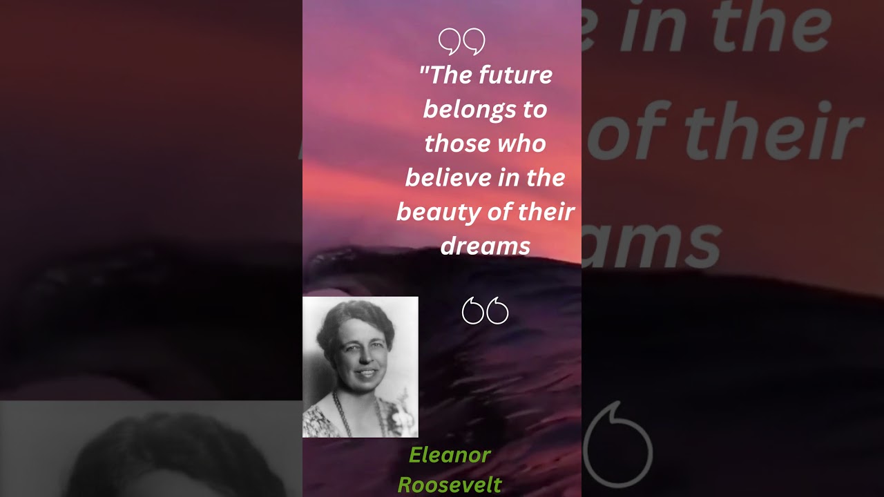 never stop dreaming.#QuotesOfTheDay,#MotivationMonday,#wisewords,#EleanorRoosevelt,#FeministIcon