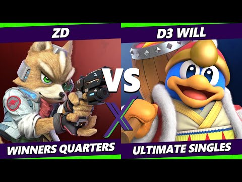 S@X 461 Winners Quarters - ZD (Fox) Vs. D3_Will (Wolf) Smash Ultimate - SSBU