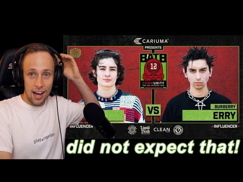 BATB 12: Sunny Suljic Vs. Burberry Erry - Round 1 REACTION!