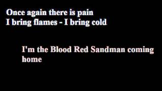 Lordi - Blood Red Sandman (lyrics video)