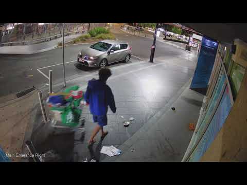 Adam homeless man throwing food 01.11.2017