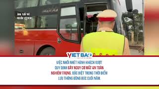 29-SEAT PASSENGER BUS HEAVILY FINED FOR OVERLOADING ON THE FREEWAY #vietbao #news #xekhach #caotoc