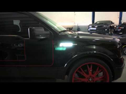RECON Part # 264282WH 09-14 Ford F-150 Illuminated Emblems WHITE LED