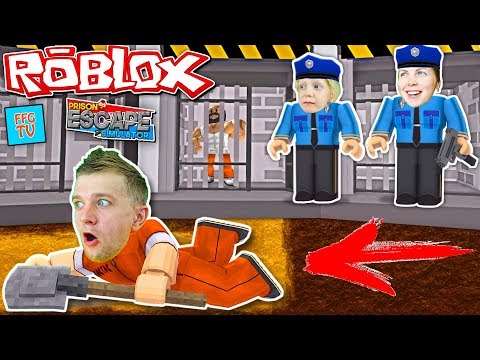 СИМУЛЯТОР ПОБЕГА из ТЮРЬМЫ в ROBLOX! Как нам не Дали Сбежать Видео от FFGTV как мультик