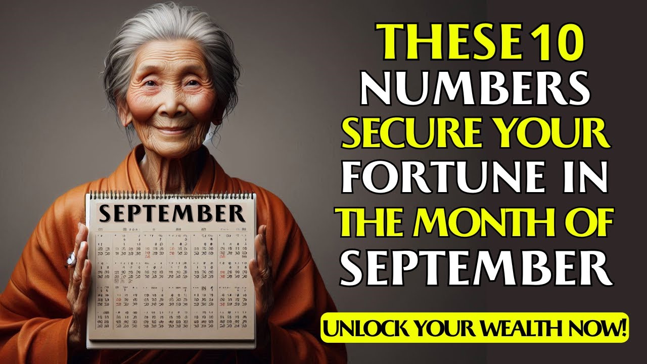 LUCKY NUMBERS: 10 Numbers with the HIGHEST Probability of Appearing in September 2024 | Buddhism