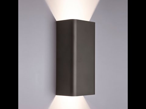 Відео огляд Підсвітка стіни Nowodvorski BERGEN GU10 графітовий 9707