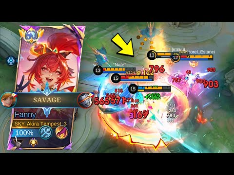 FINALLY! ANNIVERSARY SKIN FANNY IS HERE! + SAVAGE SOLO RANK GAMEPLAY! -MLBB