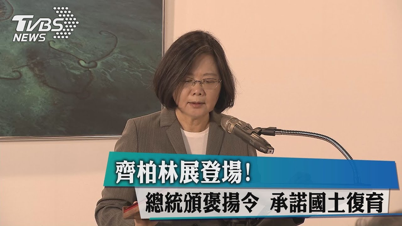 齊柏林展登場!總統頒褒揚令 承諾國土復育
