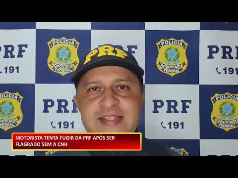 Motorista tenta fugir da PRF após ser flagrado sem a CNH na BR-316 21 10 2020