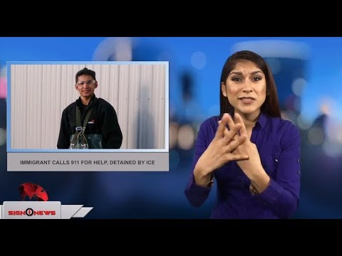 Immigrant calls 911 for help, detained by ICE (ASL - 2.13.18)