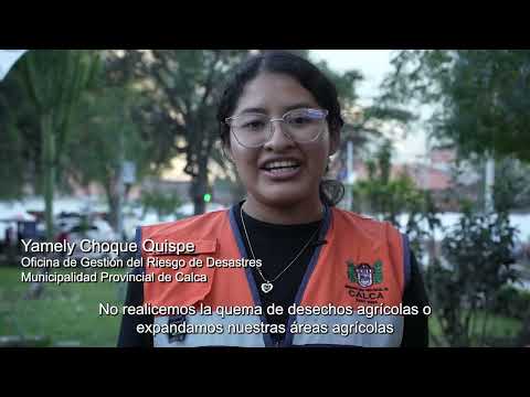Campaña para la prevención de incendios forestales en Calca (Cusco)