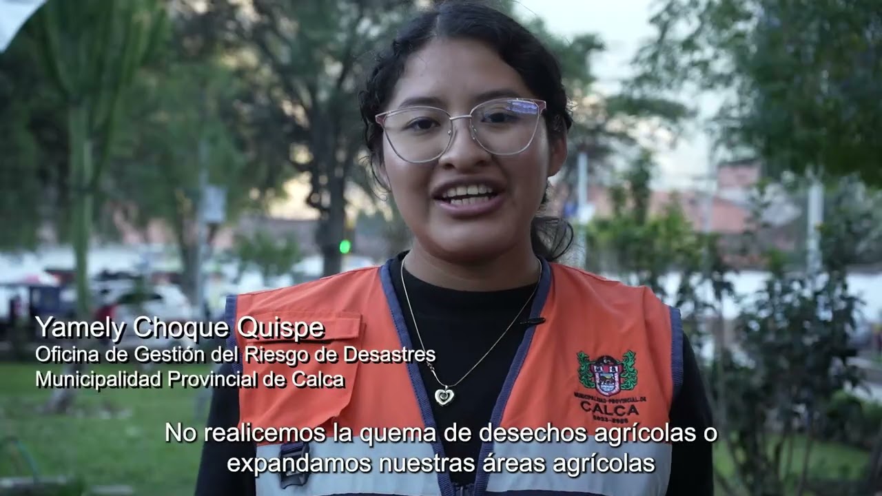 Campaña para la prevención de incendios forestales en Calca (Cusco)