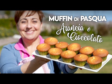 MUFFIN DI PASQUA CIOCCOLATO E ARANCIA Ricetta Facile - Fatto in Casa da Benedetta