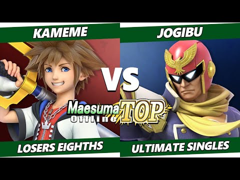 MaesumaTOP#7 Top 8 - Jogibu (Captain Falcon) Vs. Kameme (Sora) SSBU Ultimate Tournament