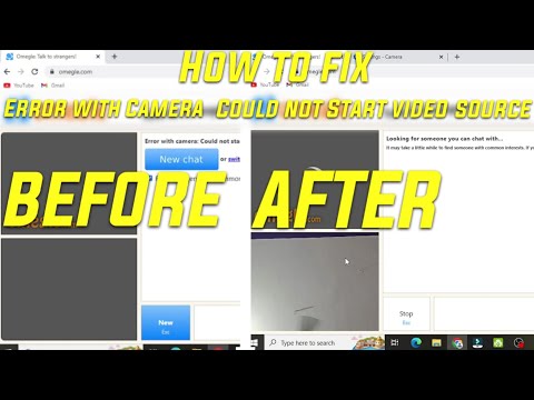 How to Fix Could Not Start Video source omegle in pc /Omegle Camera Error Fixed