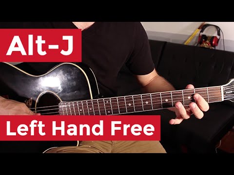 Part of a video titled Alt-J - Left Hand Free (Guitar Lesson) by Shawn Parrotte - YouTube