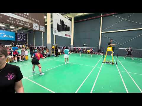 The Hub 2025 Born to Smash Badminton Tournament: Chay & Melai vs CJ & Raine